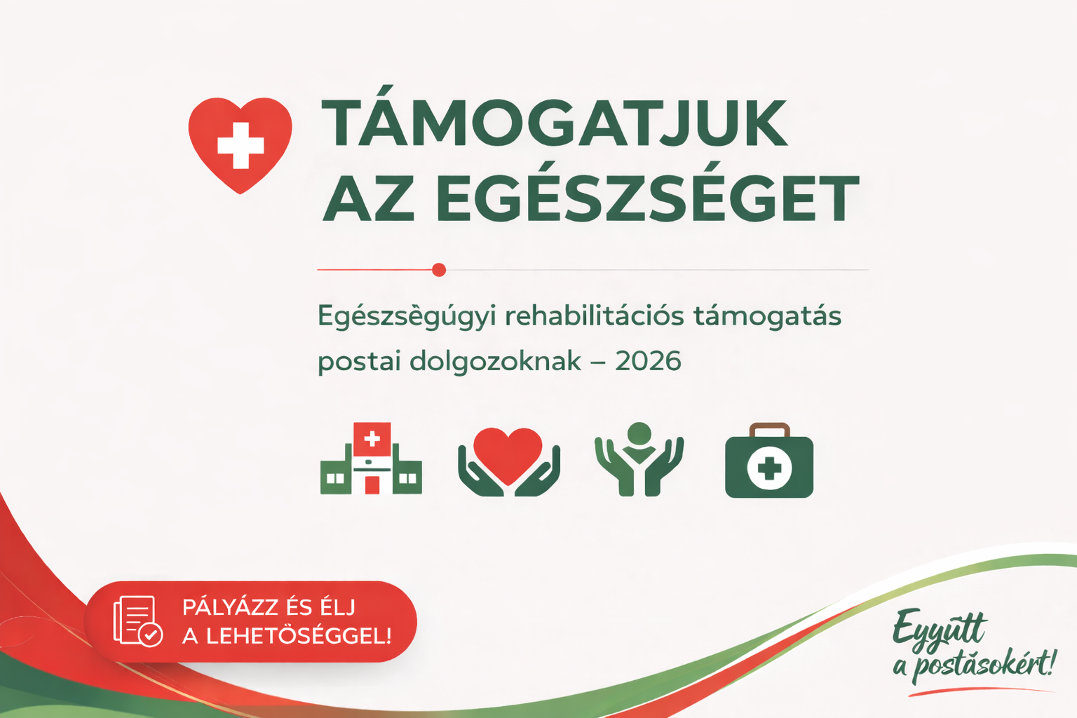 You are currently viewing Egészségügyi rehabilitációs támogatás postai dolgozóknak